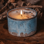 Turquoise small candle